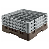 Cambro 36S534167 Camrack® Glass Rack With (2) Soft Gray Extenders Full Size