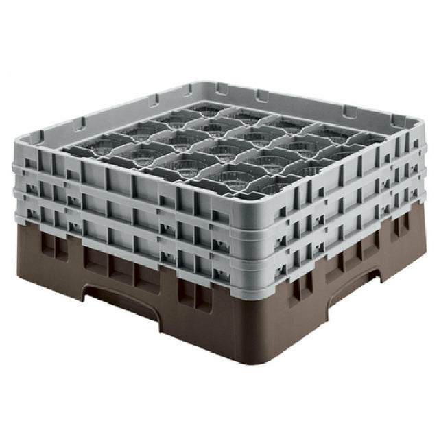 Cambro 36S534167 Camrack® Glass Rack With (2) Soft Gray Extenders Full Size
