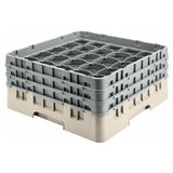Cambro 36S534184 Camrack® Glass Rack With (2) Soft Gray Extenders Full Size