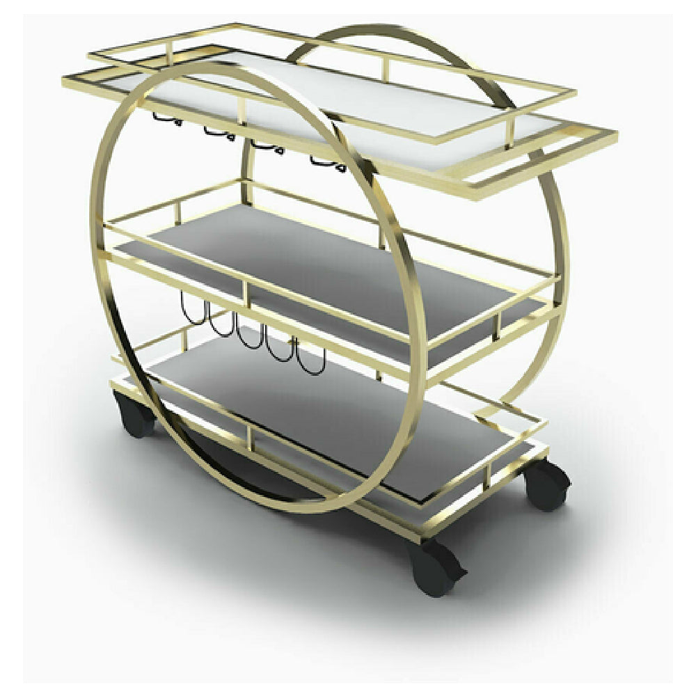 Forbes Industries F35-5575 Mixology Cart Cartwheel Elite 52"L X 24"W X 46"H
