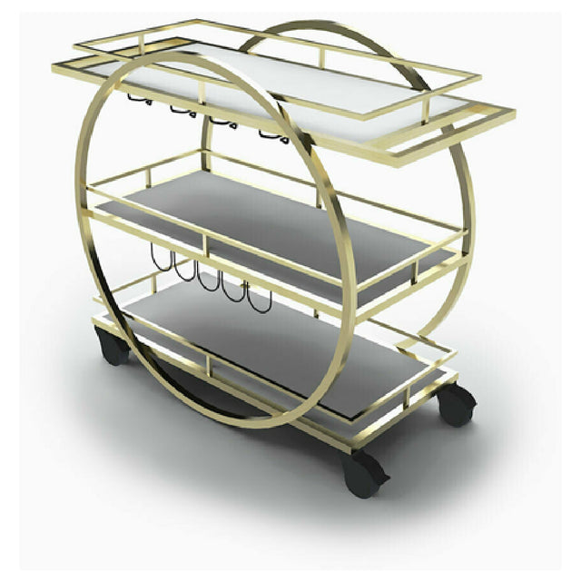 Forbes Industries F35-5575 Mixology Cart Cartwheel Elite 52"L X 24"W X 46"H
