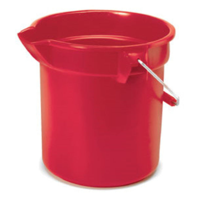 Rubbermaid FG296300RED BRUTE® Bucket 10 Quart 10-1/2" Dia. X 10-1/4"H