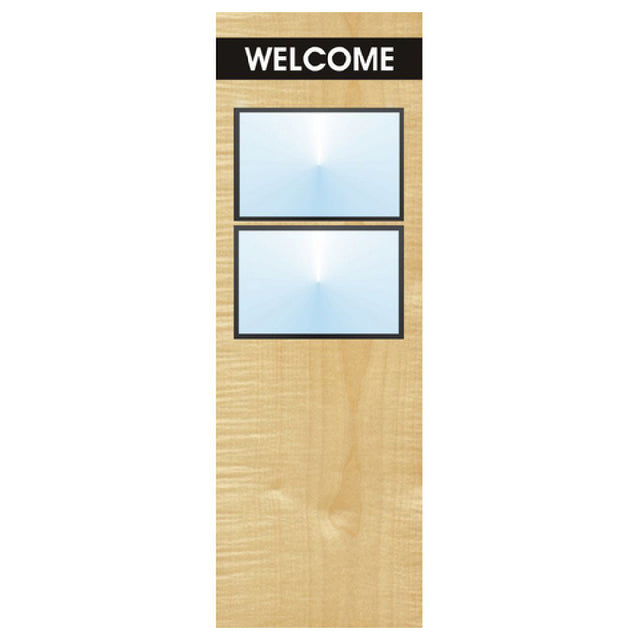 Hubert 65416 - Menu Board, 2-pocket, Floor Stand