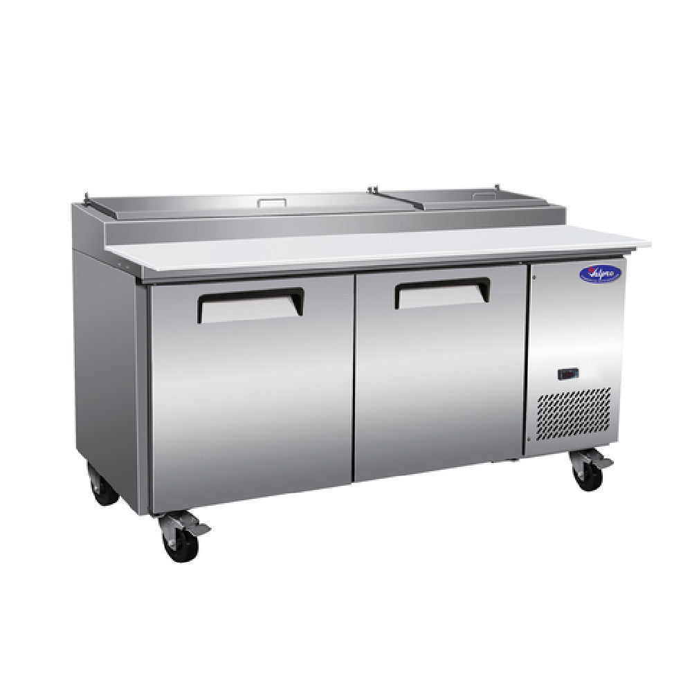 Valpro VPP71-HC Pizza Prep Table Two-section 71"W