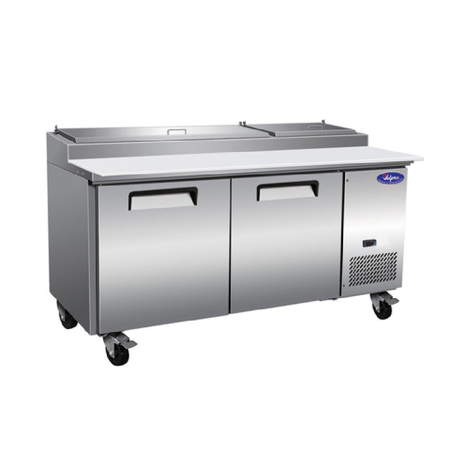 Valpro VPP71-HC Pizza Prep Table Two-section 71"W