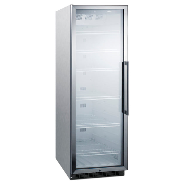 Summit SCR1400WLHCSS Beverage Center Slim Fit Freestanding Use