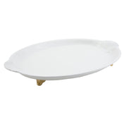 Bon Chef 2075BLALLERGENLAVENDER Platter 18" X 24-3/4" With Shell Handles