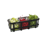 Cal Mil 22440-3-112 Heritage 3 Jar Display 12.75" W X 4.25" D X 4" H Includes 3 Jars