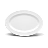 Elite Global Solutions D1014OV-W Platter 14-1/2"L X 10-1/2"W X 1"H Oval