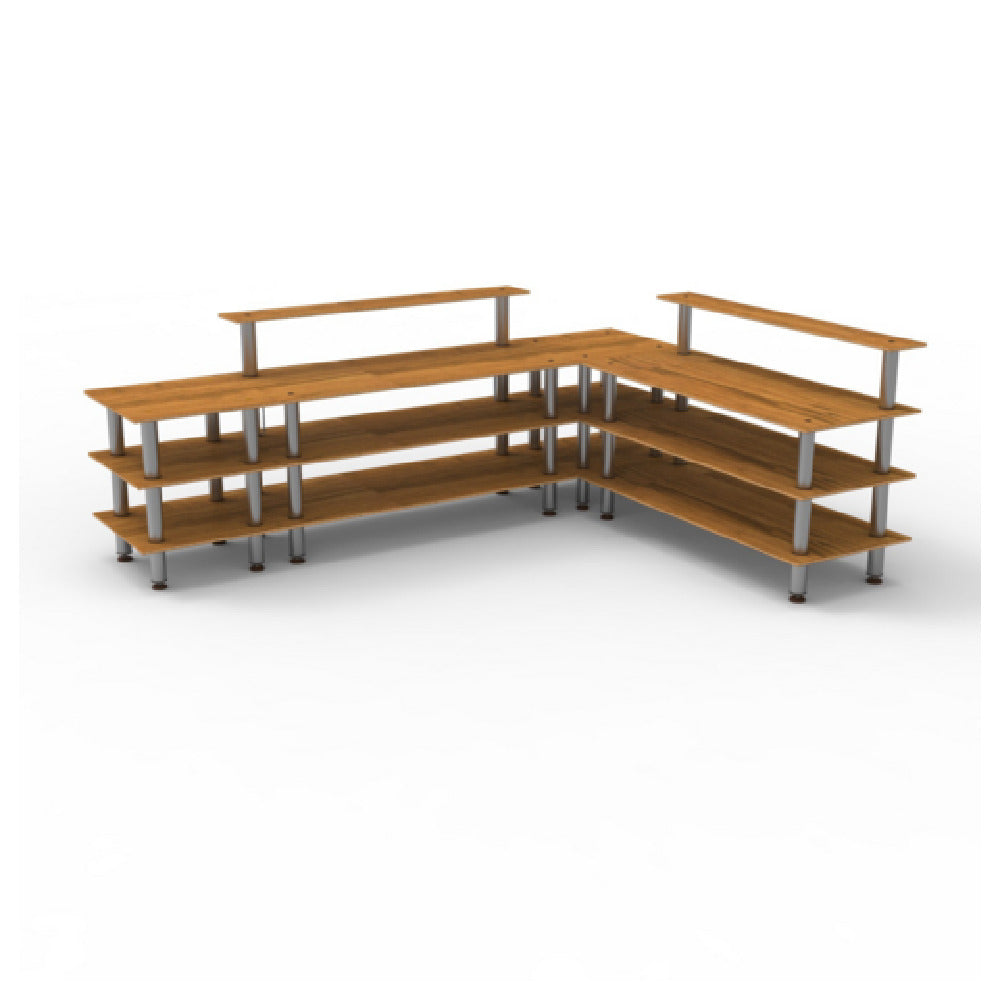 Steelite MGCMLB24BSXF - Naked Breakfast Corner Station, 130.0" X 100.5" X 47.5", Modular