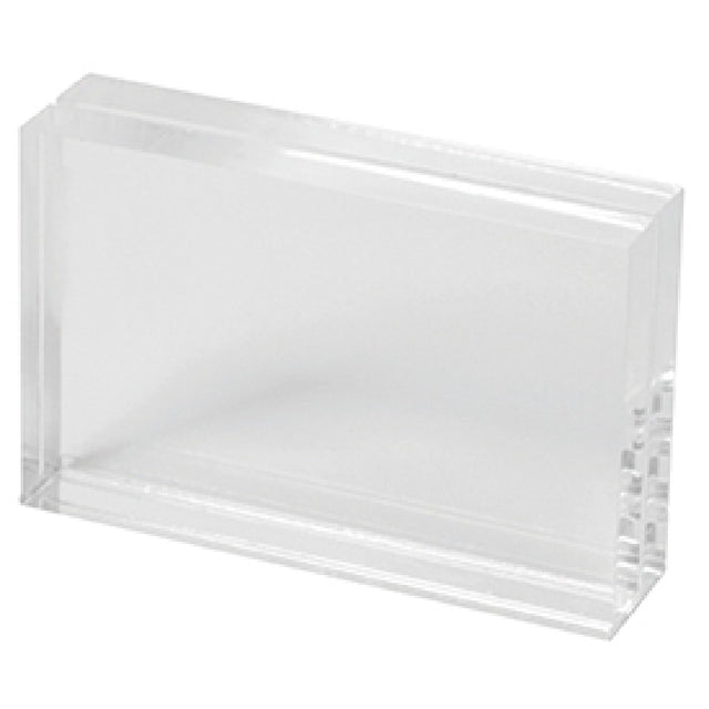BauscherHepp TC180 Chunky Collection Menu Holder 3-2/5" X 2-1/8"H Rectangular