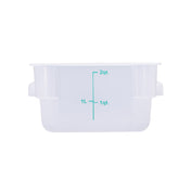 CAC China FS2P-SQ2T Food Storage Container 22 Qt. Square