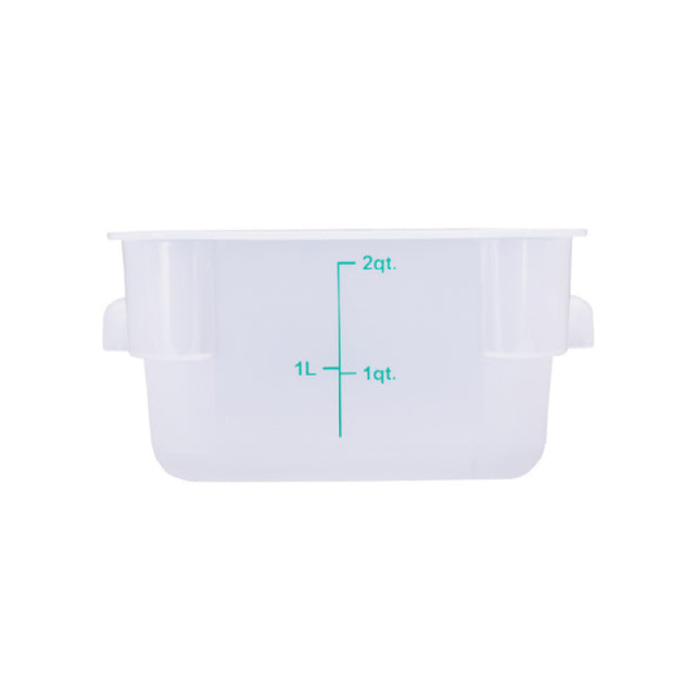 CAC China FS2P-SQ2T Food Storage Container 22 Qt. Square