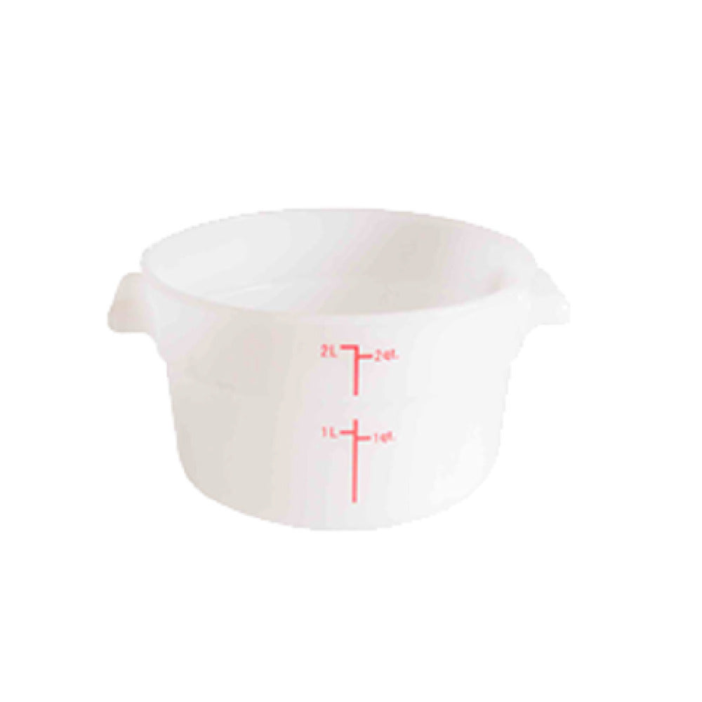 Thunder Group PLRFT302PP Food Storage Container 2 Quart Round