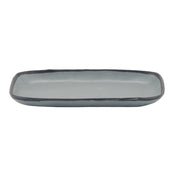 GET Enterprises CS-1170-GR Pottery Market™ Dinner/Appetizer Plate Small 12" X 7-1/2"