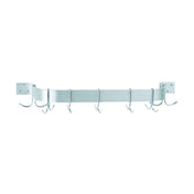 Hubert 29N-081 - CenPro Wall Mounted Single Line Pot Rack, 60", Stainless Steel