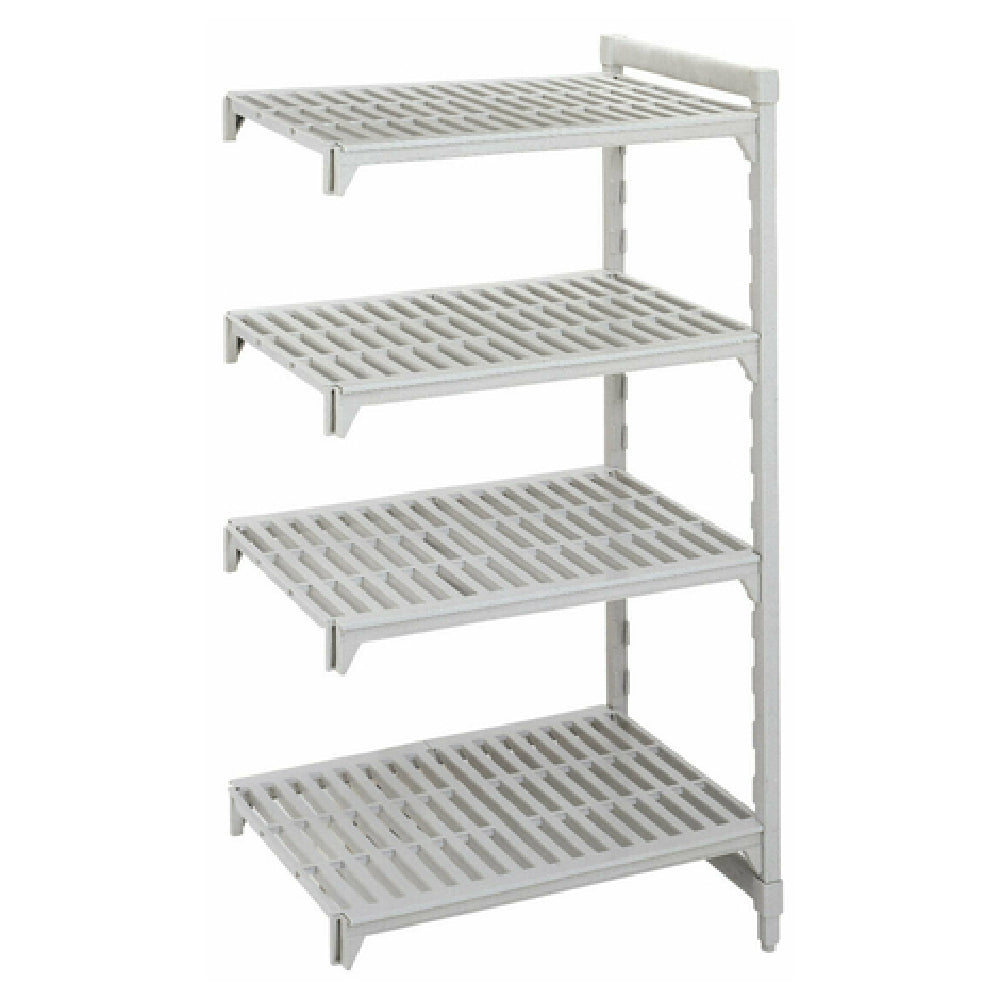 Cambro CPA213072V4480 Camshelving® Premium Add-On Unit 21"W X 30"L X 72"H 4-tier