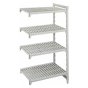 Cambro CPA213072V4480 Camshelving® Premium Add-On Unit 21"W X 30"L X 72"H 4-tier