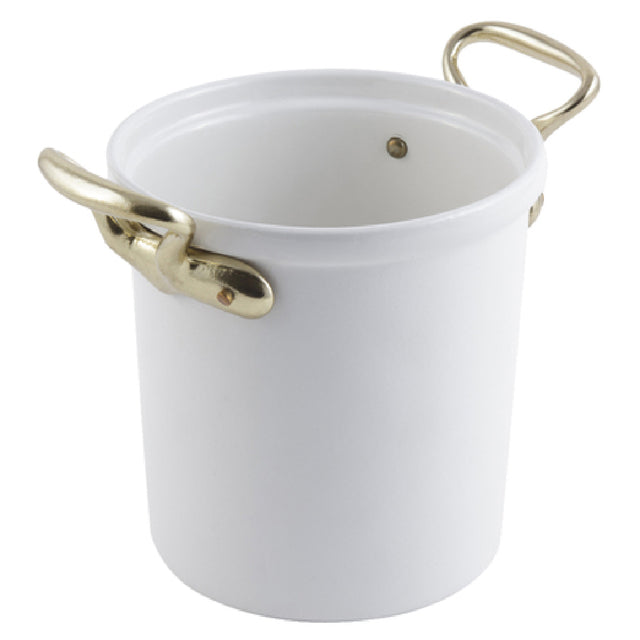 Bon Chef 9203HRDKBLU Dressing Container With Handles 2 Qt. 20 Oz. 6-1/4" Dia. X 6-3/4" H