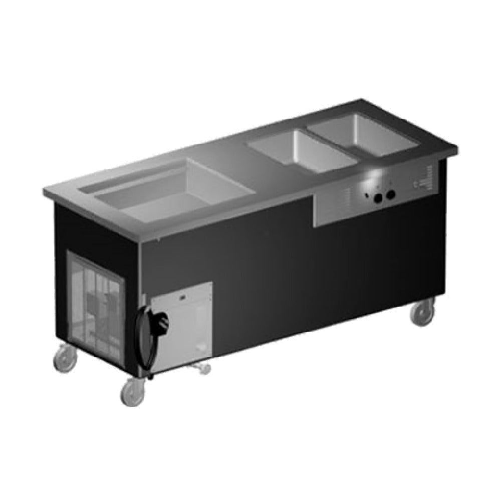 Delfield KH2CR-74-BP Shelleyglas® Combination Hot/Cold Serving Counter 74" Long