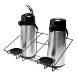 Service Ideas APR2BLC Service Ideas Wire Rack Double Airpot Rack Black