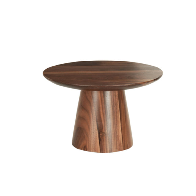 Cal Mil 23151-127-78 Sydney Pedestal 12"dia X 7.5"H Walnut
