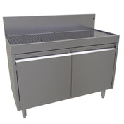 Glastender DBCB-42 Underbar Drainboard Cabinet Base With Hinged Doors 42"W X 24"D