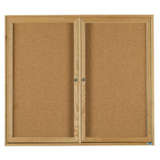 Aarco OBC3648R Red Oak Bulletin Board 48"W X 36"H Enclosed