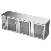 Beverage Air BBN94HC-FG-S - Refrigerated Food Rated Back Bar Storage Cabinet, Three-section