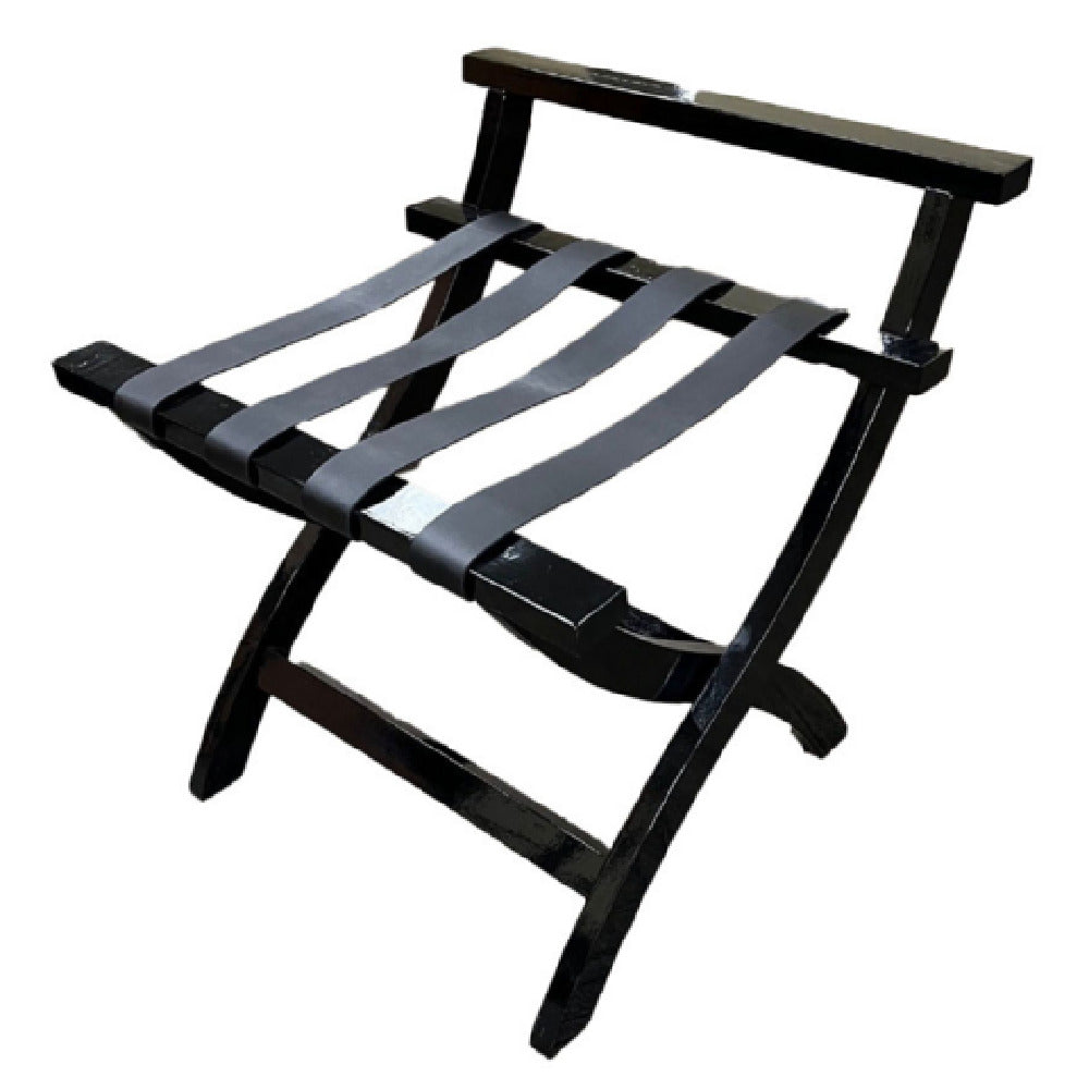 Central Specialties 079BLK-L Luggage Rack Premier Series 23"W X 19"D X 24"H High Back