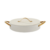 Spring USA 8756-2-28 - Buffet Chafing Dish, 4 Qt, Ivory