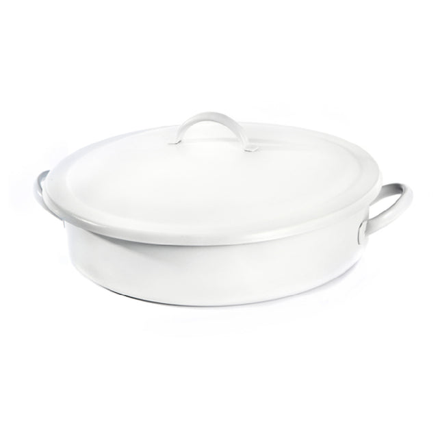 Steelite DW06CWG8WT Round Chafer 2.0 Gal 17.25"W X 15"D X 6"H