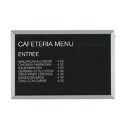 Aarco BOFD2436L Message Center Board 36"W X 24"H Open Face