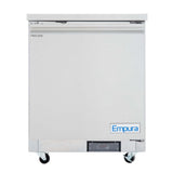 Empura E-KUC27F - Undercounter Reach-In Freezer, 27.8"W X 29.9"D X 35.5"H, 5.4 Cu. Ft. Capacity