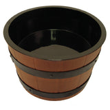 BauscherHepp BBS350 Gourmet Barrel Bowl Set 4-3/4 Qt. Includes: (1) 12" Dia. X 7-3/4"H Brown ABS Bowl