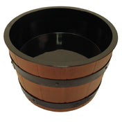 BauscherHepp BBS350 Gourmet Barrel Bowl Set 4-3/4 Qt. Includes: (1) 12" Dia. X 7-3/4"H Brown ABS Bowl