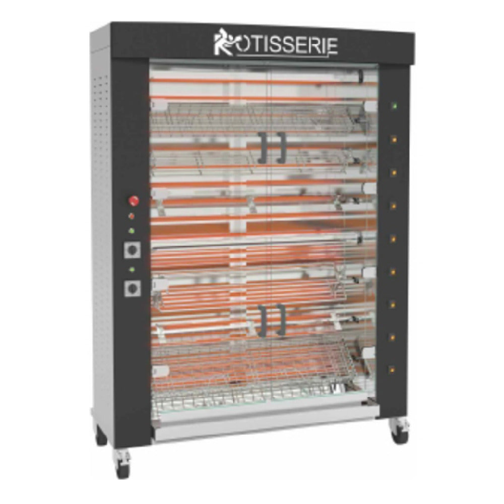 Rotisol FB1400-8E-SSP FlamBoyant Rotisserie Oven Electric Floor Model