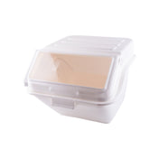 CAC China IBIN-13 Shelf Ingredient Bin 12.6 Gallon (200 Cups) Transparent Front Window