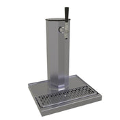 Glastender CT-1-SS Column Draft Dispensing Tower Countertop (1) Stainless Steel Faucet (handle Not Included)