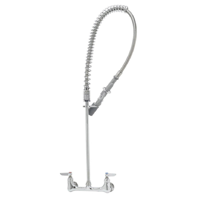 T&S Brass B-0133-J EasyInstall Pre-Rinse Unit 8" Wall Mount Lever Handles
