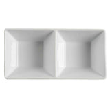 Palate & Plate AW-0218 - Appetizer Dish, 2-section, 7 Oz. Per Section