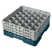 Cambro 30S638414 Camrack® Glass Rack With (3) Soft Gray Extenders Full Size