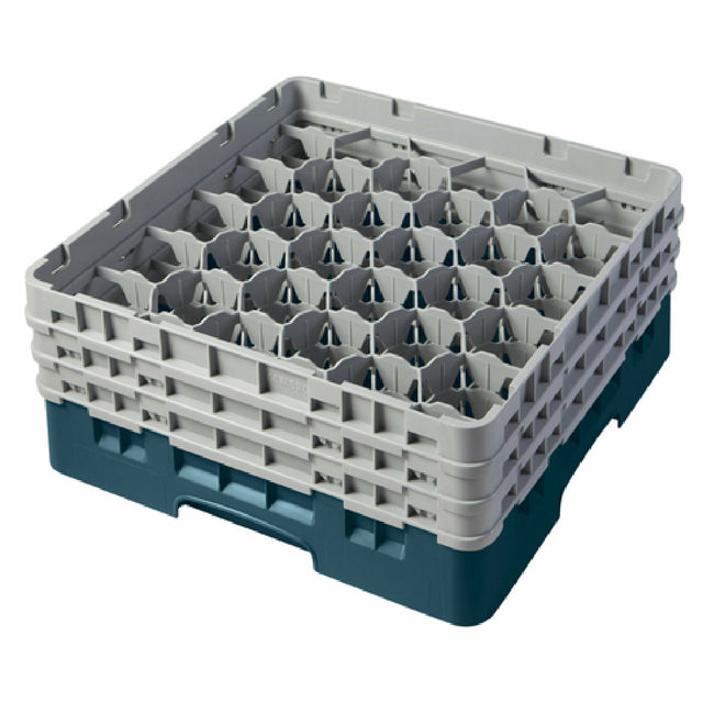 Cambro 30S638414 Camrack® Glass Rack With (3) Soft Gray Extenders Full Size