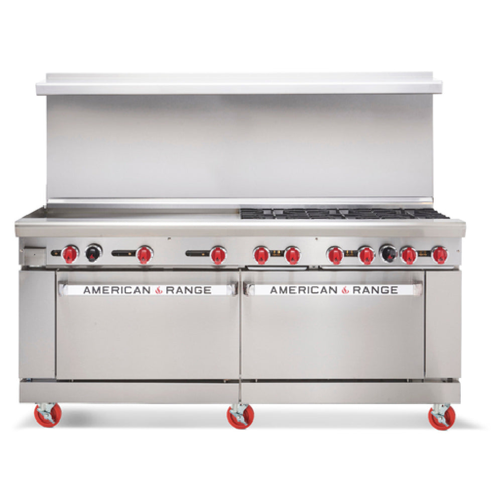 American Range AR-24G-8B-CL-126R_LP Restaurant Range Gas 72"