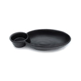 Elite Global Solutions JWC1408-B Chip & Dip Bowl 10" X 5-1/2" X 2-1/8"H (1) 20 Oz. & (1) 4 Oz.