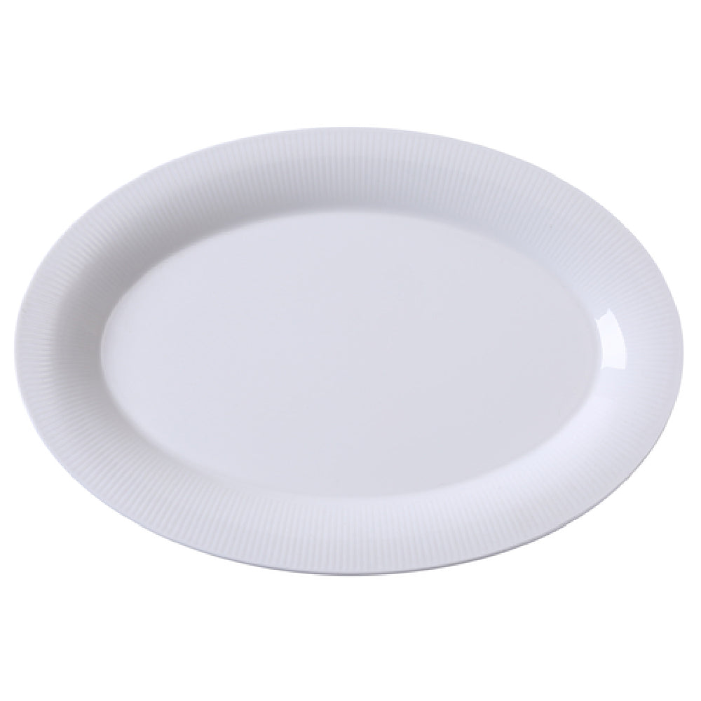 Yanco SI-214 Siena Platter 14"L X 9-3/4"W X 1-1/8"H Oval