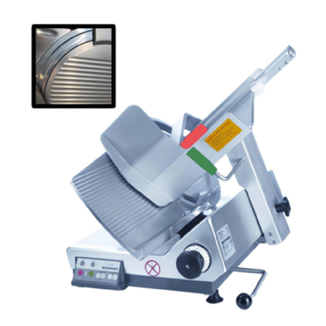 Bizerba GSP HD I 150-GCB Automatic Heavy Duty Illuminated Safety Slicer 13" Grooved Cheese Blade