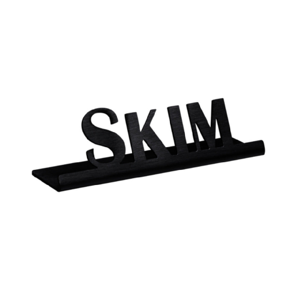 Service Ideas 1C-ST-SKIM-SIGN-BX Table Sign "Skim" 1"H X 3-1/2"W
