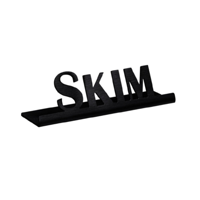 Service Ideas 1C-ST-SKIM-SIGN-BX Table Sign "Skim" 1"H X 3-1/2"W