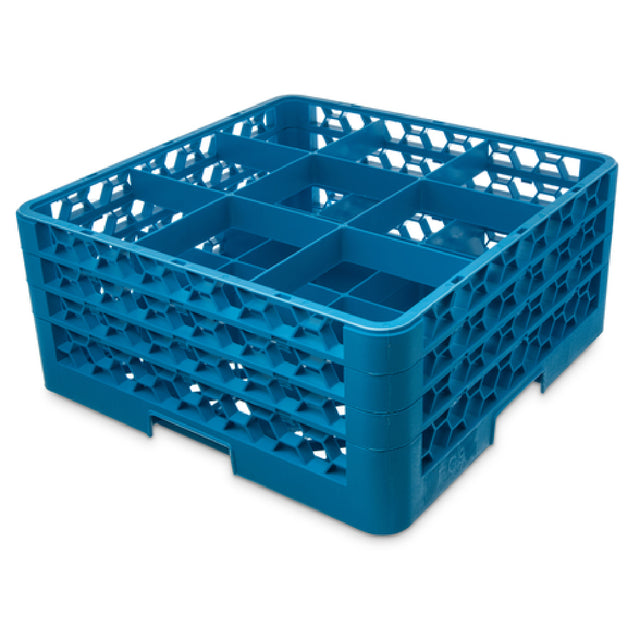 Carlisle RG9-314 Carlisle OptiClean™ Dishwasher Glass Rack 9-compartments (5-13/16" X 5-13/16") With (3) Extenders